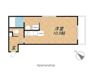 セルフィーユ下之郷【2階】の間取り