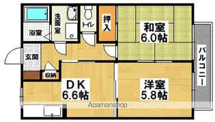 メゾン・ボナールC【1階】の間取り