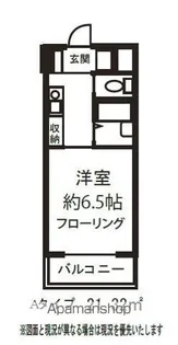 カーサアルティスタ【306号室号室】の間取り