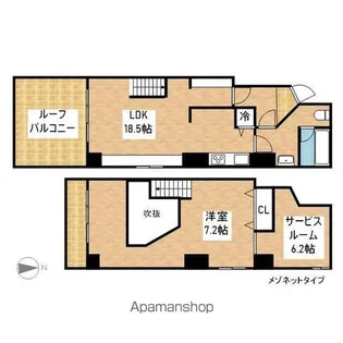 丸の内セントラルハイツ【2階】の間取り
