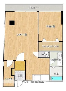 パルセ城山【2階】の間取り