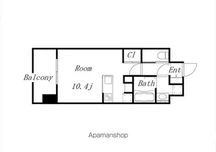 メルカーサ泉【606号室】の間取り