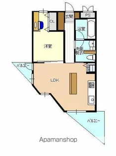 ハイムスMD【2006号室】の間取り