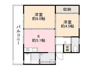 ヴィラナリー長尾 Ⅰ棟【3階】の間取り