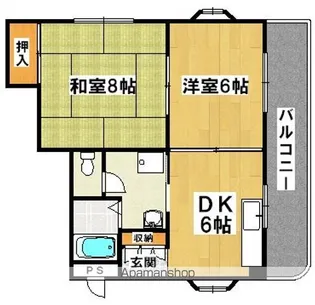 ユンケンハイム【3階】の間取り