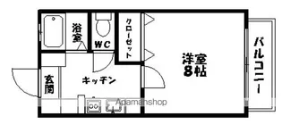 マルヤレジデンスⅠ【105号室】の間取り