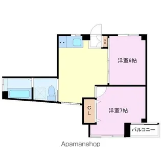 PORTGUARDIAN鎌倉大船【401号室号室】の間取り