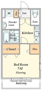 エクセドラ北参道【2階】の間取り