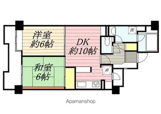 コープ野村松戸【3階】の間取り
