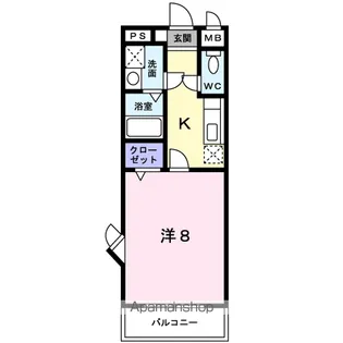 MILD.A【2階】の間取り