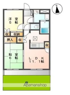 リヴィエール【1階】の間取り