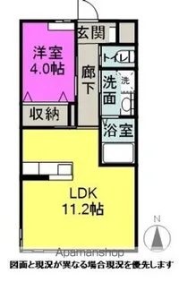 LAUGHTER BLOOM【1階】の間取り