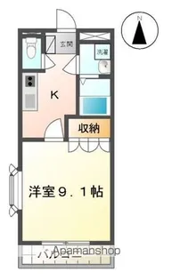 プレジデンス木の実【3階】の間取り