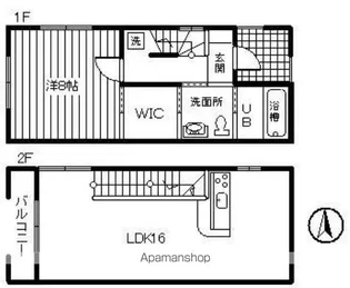 リューレント・ヴィラ 聡【D号室】の間取り
