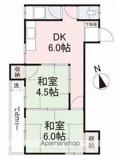 豊千マンション(ほうせん)【3階】の間取り