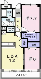 ラフォーレ広畑【503号室】の間取り
