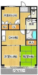 バードウェルマンション【4階】の間取り
