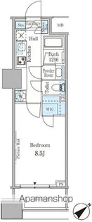 ルビア赤坂【7階】の間取り