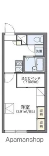 レオパレスSK8【1階】の間取り