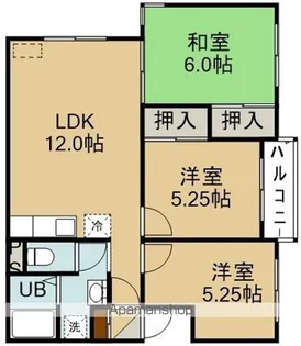 TS86フロムファースト【303号室】の間取り