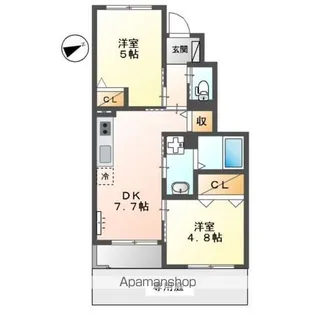 ALTAMODA DUE【1階】の間取り