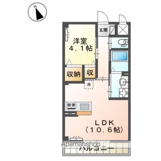 ユウアイグランデ荒川沖【2階】の間取り