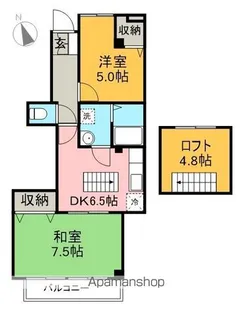 レインボービル【4階】の間取り