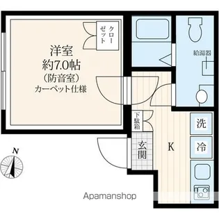 ラシクラス板橋【4階】の間取り
