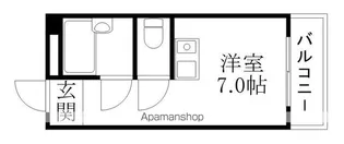 クッキィー石山寺【315号室】の間取り