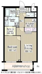 ルミエール中町【3階】の間取り