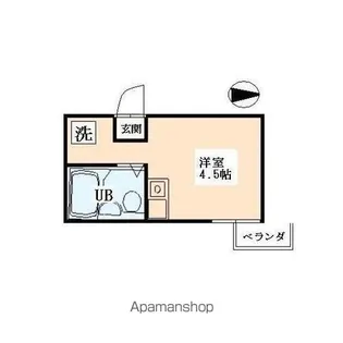 シャンテ東日暮里【202号室】の間取り