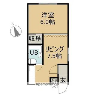 コーポ創和【15号室】の間取り