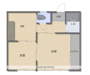 芙蓉荘【1階】の間取り