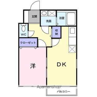 フローラ【2階】の間取り