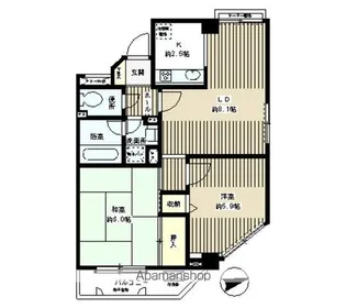 タウン・ハイム本駒込【3階】の間取り