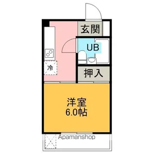 宍道湖ハイツ【203号室】の間取り