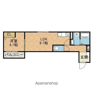 アート茨木【1階】の間取り