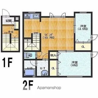 ウィンズ日吉Ⅱ【202号室】の間取り