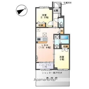 ステラ ハウス【105号室】の間取り