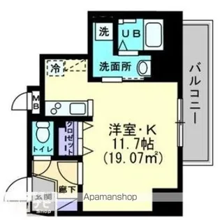 ルミナス藤塚町【7階】の間取り