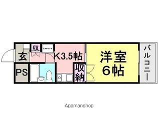 ロジュマンヴェール【B803号室】の間取り