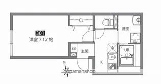 エステル堀切(旧リリオコート堀切菖蒲園)【3階】の間取り