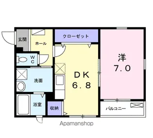 パインコート【2階】の間取り