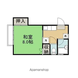 第3伸陽閣【7号室】の間取り