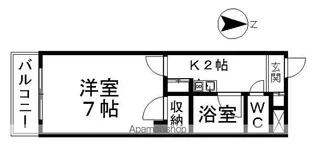 エクセルコジマ【3C号室】の間取り