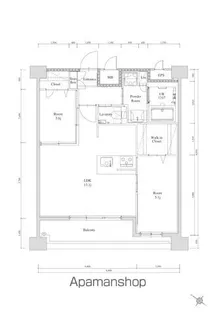 エンクレスト天神南PURE【12階】の間取り