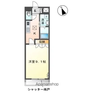 フォルティア【1階】の間取り