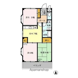 酒井ビル【2階】の間取り
