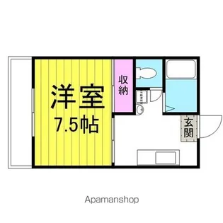 レコルテ90【201号室】の間取り