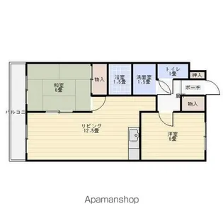 プランタン【2階】の間取り